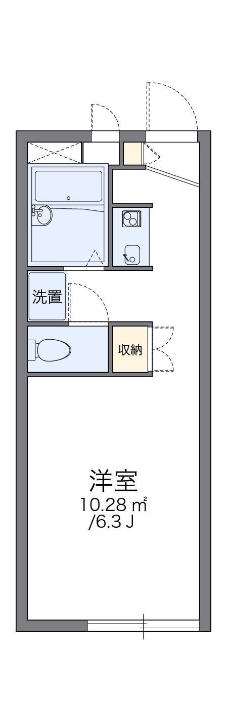 代表的な間取のため実際の間取とは異なる場合があります