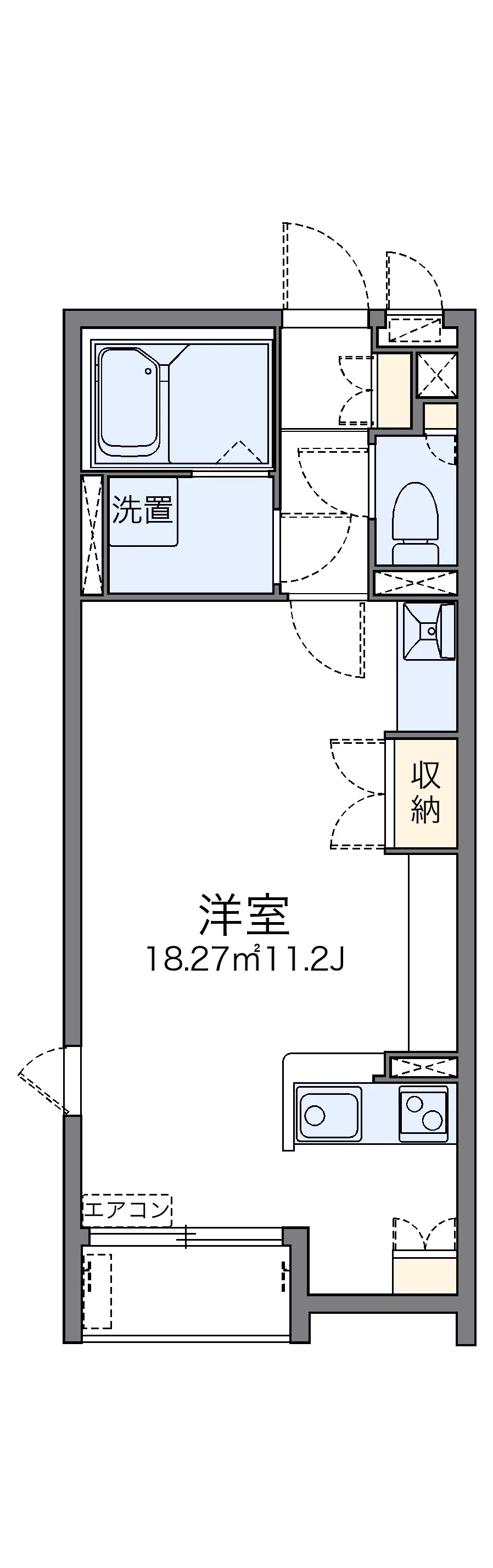 代表的な間取のため実際の間取とは異なる場合があります