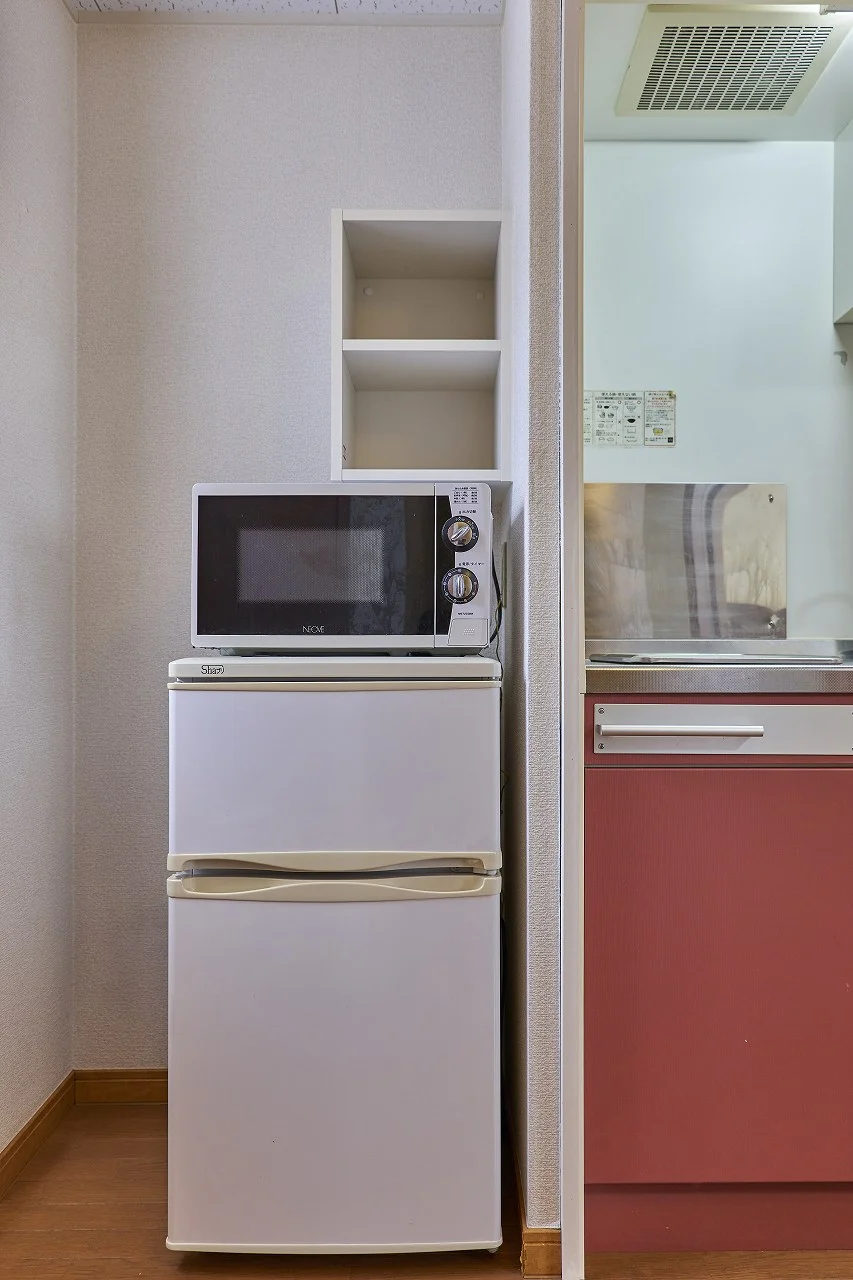 冷蔵庫・電子レンジ完備
