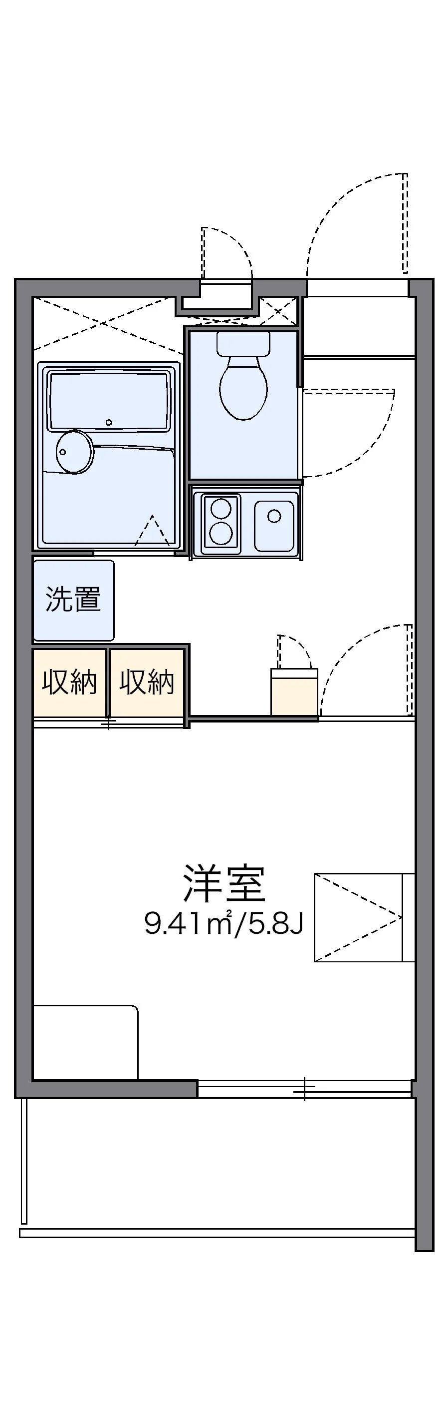 代表的な間取のため実際の間取とは異なる場合があります