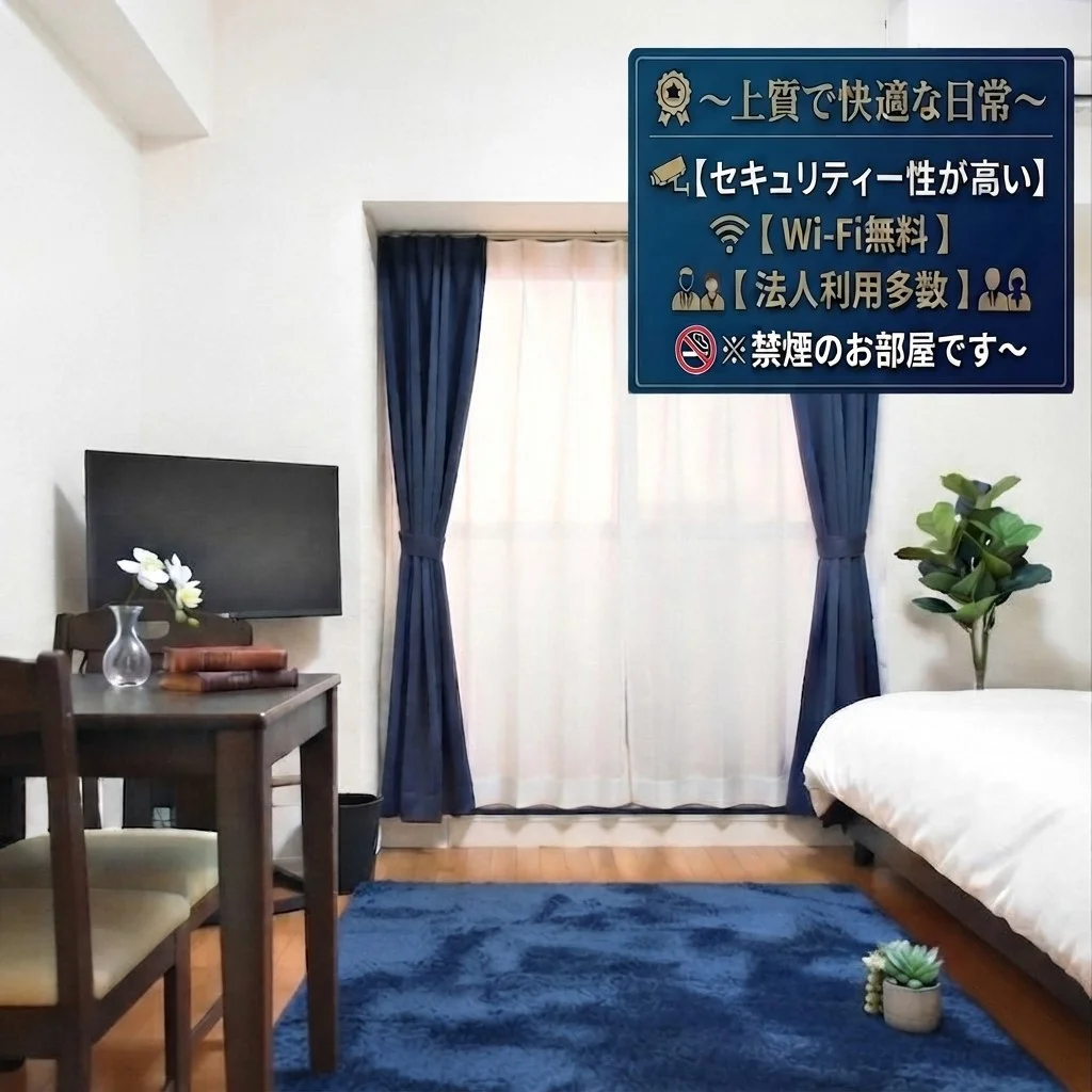 中津で8万円台～！💰 24㎡超×セミダブル｜梅田徒歩圏、この条件は要チェック｜ エイペックス北梅田 - 大阪市北区 マンスリーマンション 大阪市北区 ウィークリーマンション