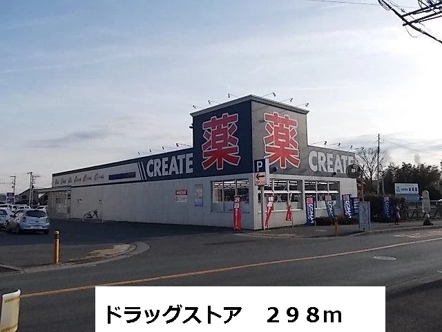 ドラッグストアまで298m