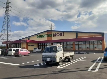 ドラッグストアモリ豊城店まで670m