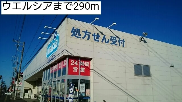 ウエルシアまで290m