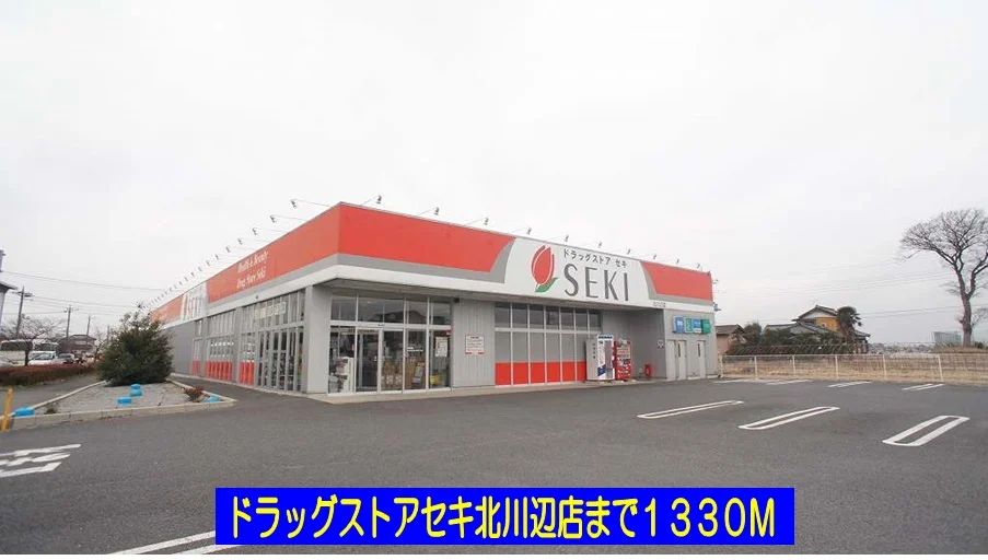 ドラッグストアセキ北川辺店まで1330m