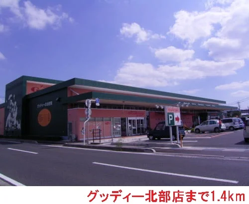 グッディー北部店まで1400m