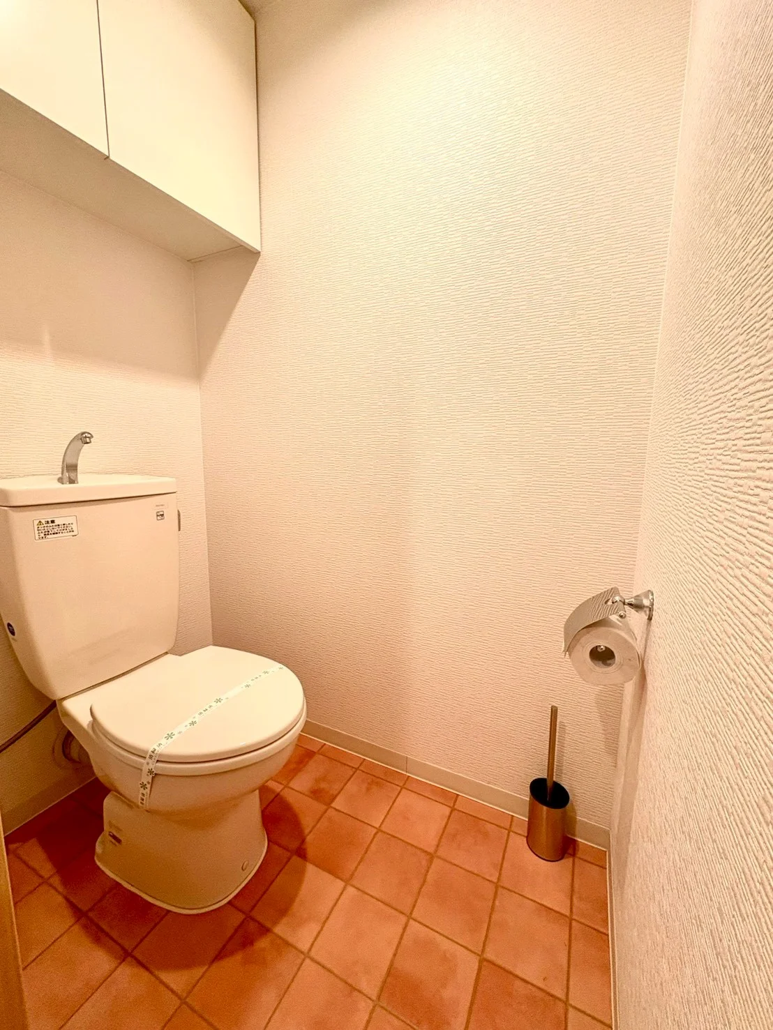 清潔感のあるトイレになっています