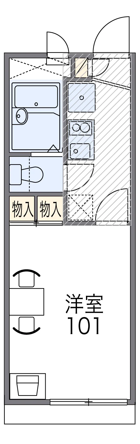 代表的な間取のため実際の間取とは異なる場合があります