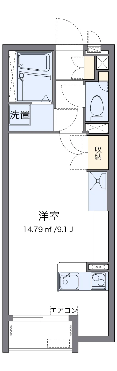 代表的な間取のため実際の間取とは異なる場合があります