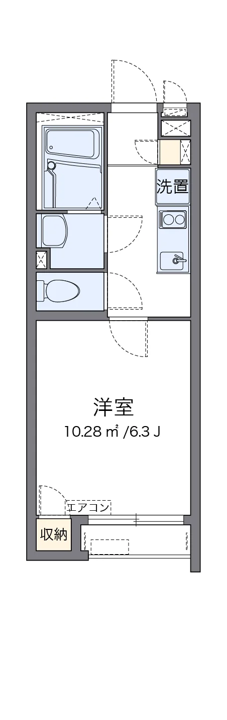 代表的な間取のため実際の間取とは異なる場合があります