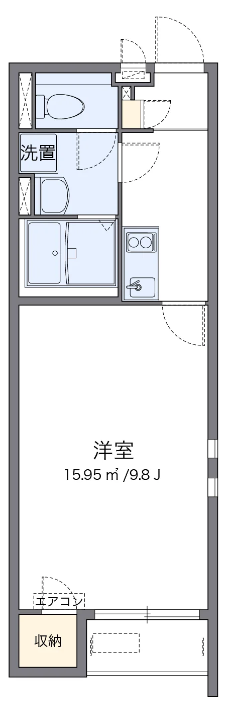 代表的な間取のため実際の間取とは異なる場合があります