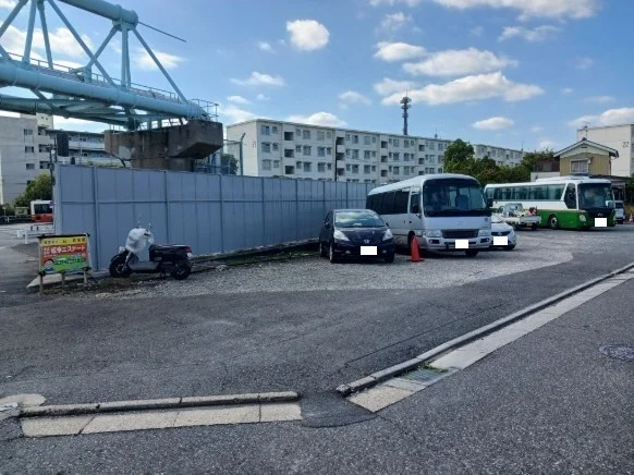 月極駐車場まで200m
