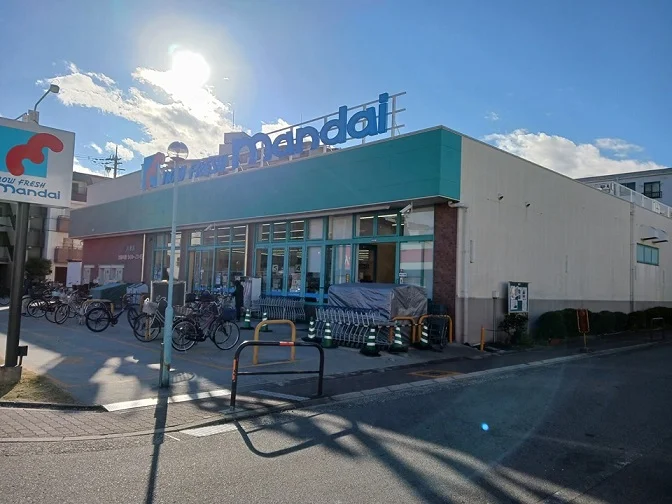万代八雲店様まで650m