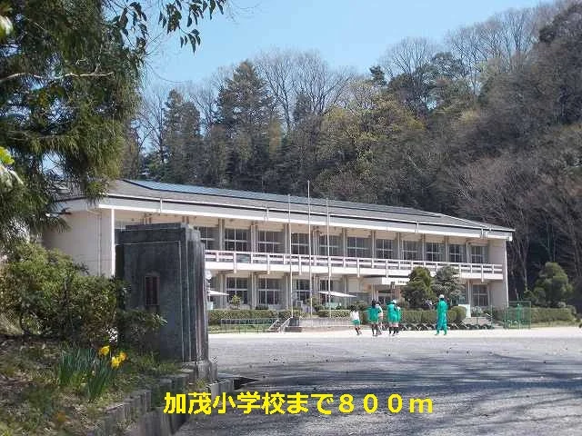 加茂小学校まで800m
