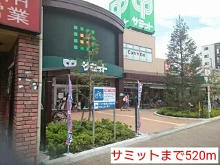 サミットまで520m