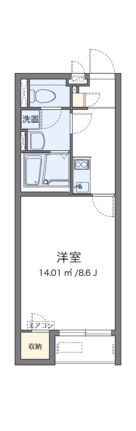 代表的な間取のため実際の間取とは異なる場合があります
