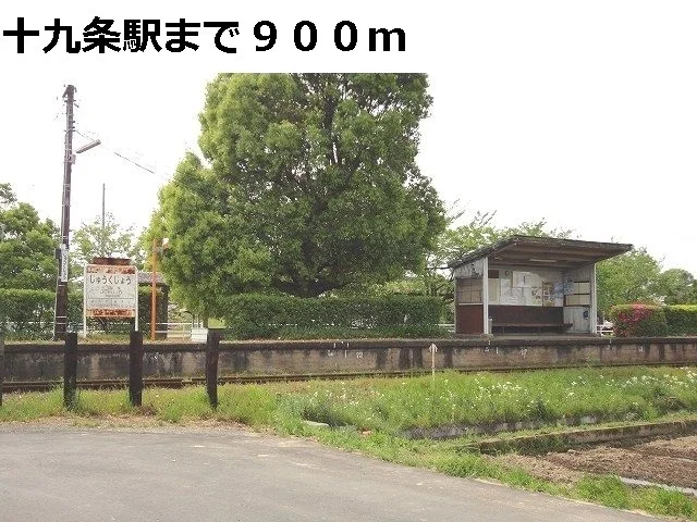 樽見鉄道　十九条駅まで900m