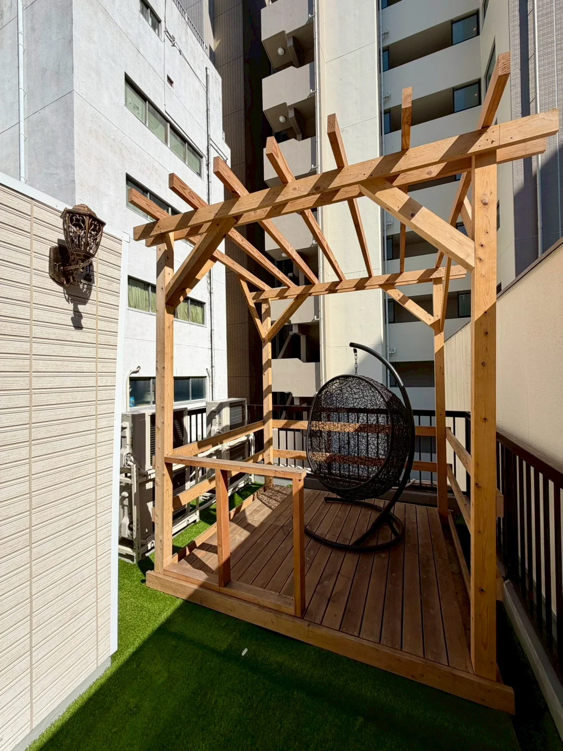 屋上テラスで、ゆっくりお過ごしいただけます。