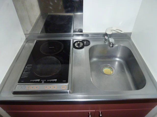 2口電気コンロ