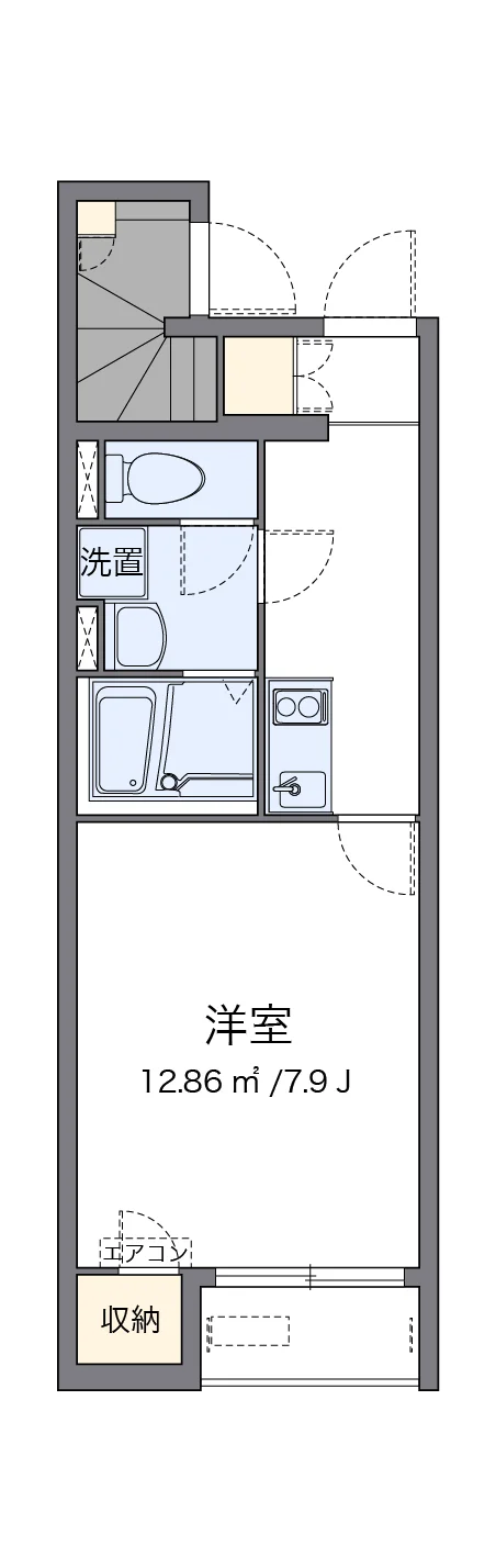 代表的な間取のため実際の間取とは異なる場合があります