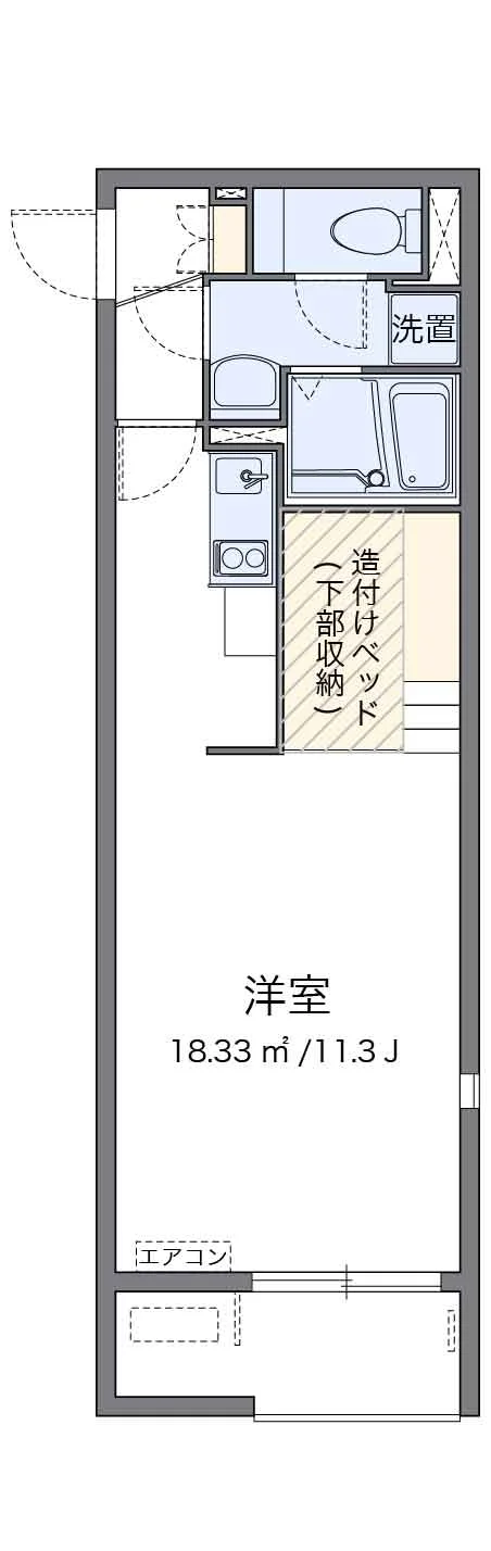 代表的な間取のため実際の間取とは異なる場合があります