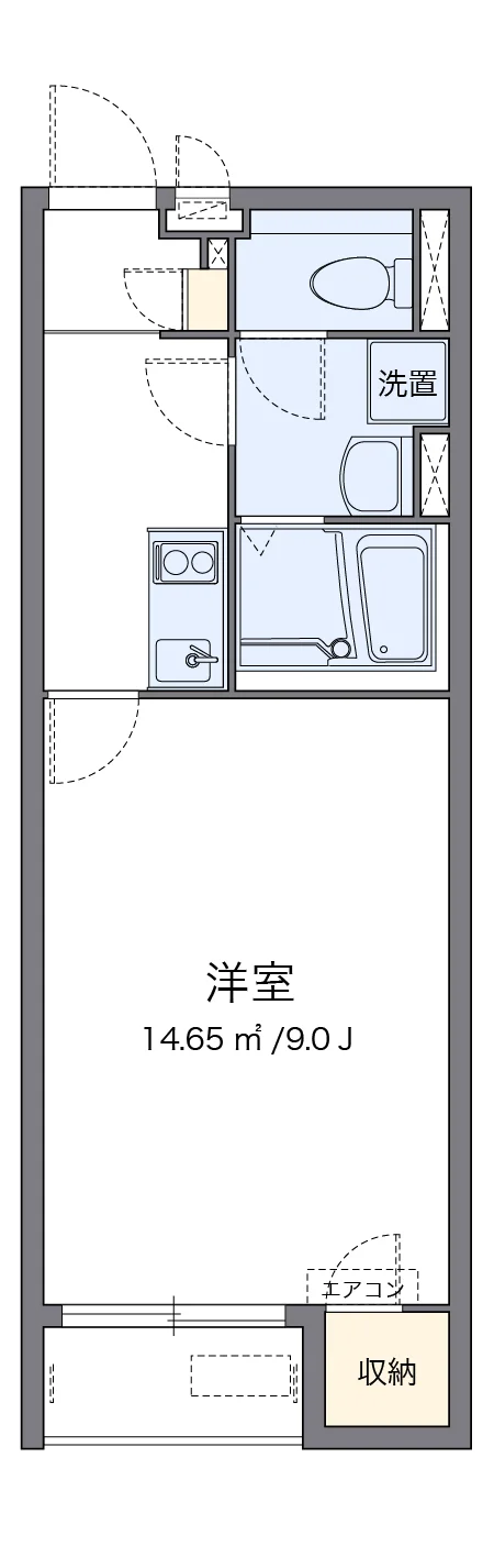 代表的な間取のため実際の間取とは異なる場合があります