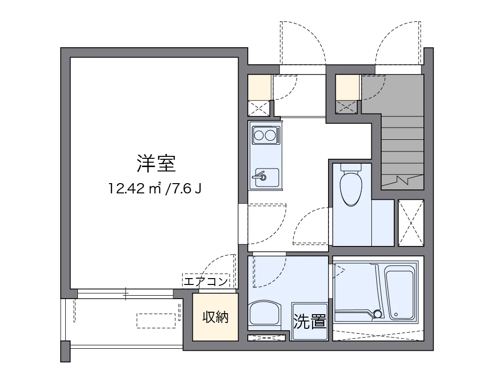 代表的な間取のため実際の間取とは異なる場合があります