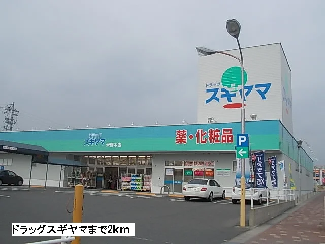 ドラッグスギヤマまで2000m