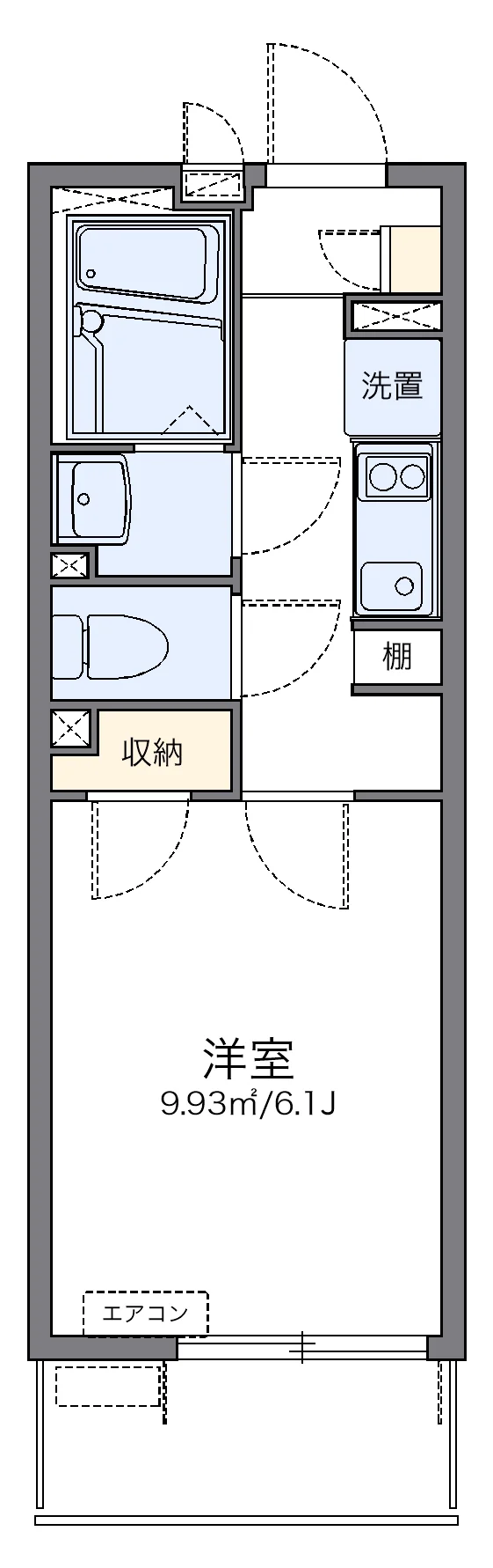 代表的な間取のため実際の間取とは異なる場合があります