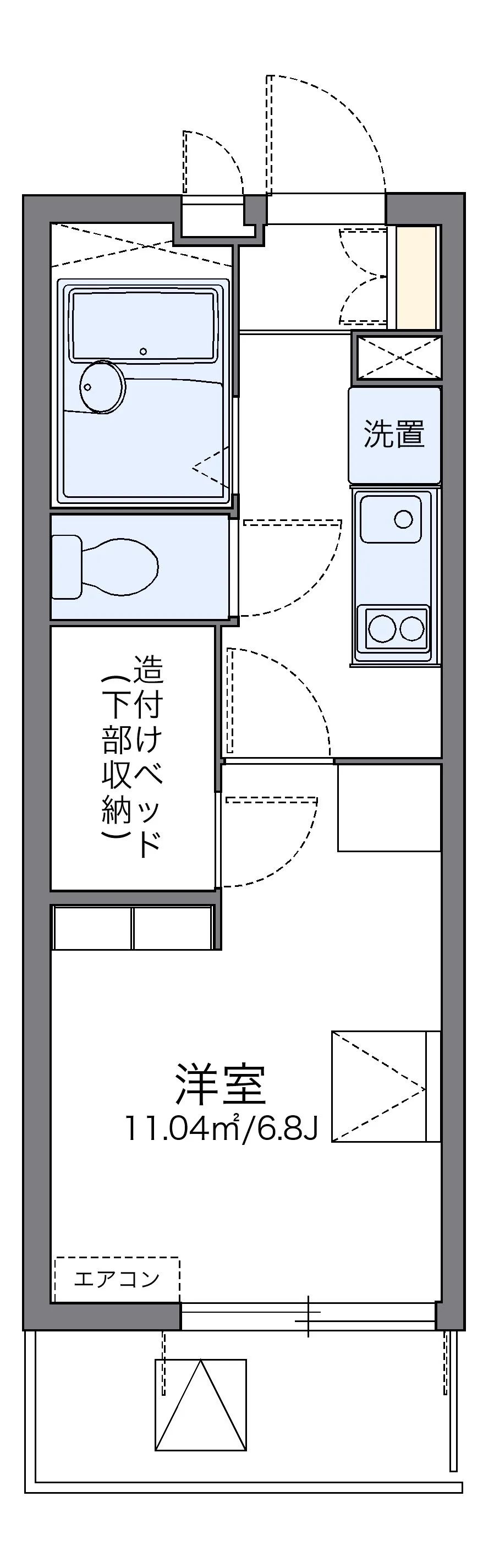 代表的な間取のため実際の間取とは異なる場合があります