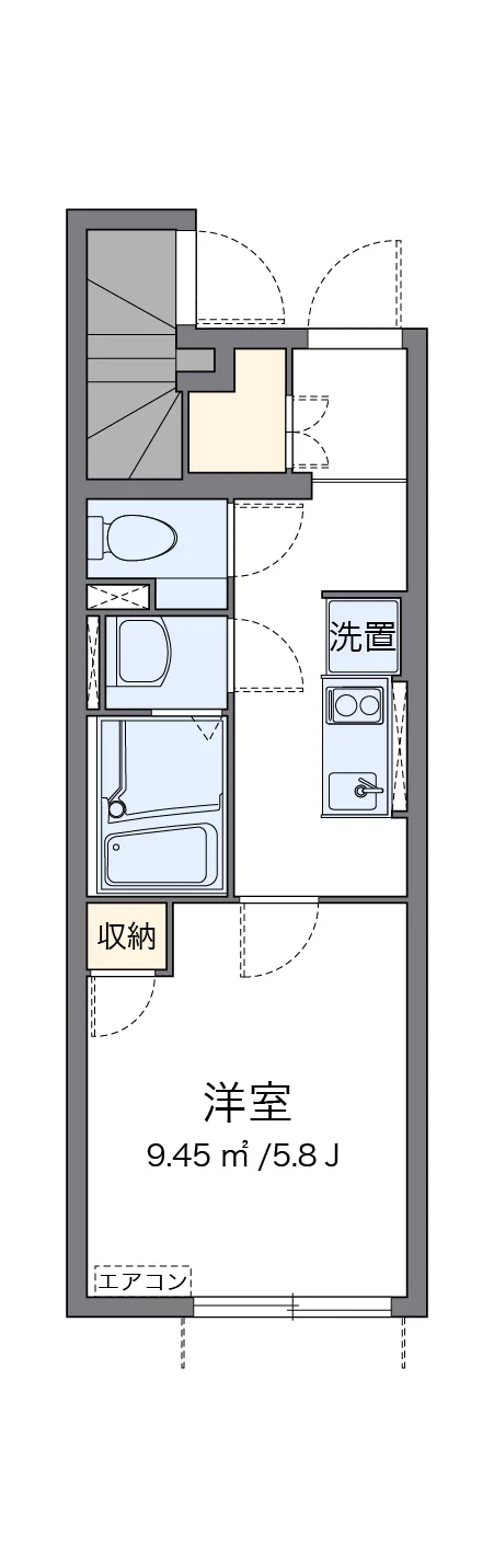 代表的な間取のため実際の間取とは異なる場合があります