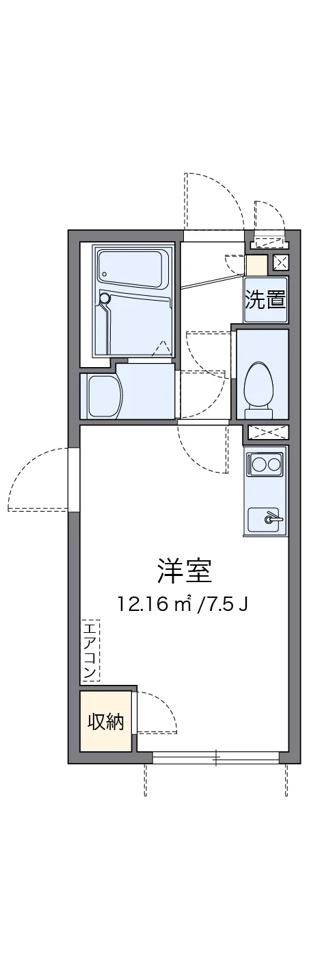 代表的な間取のため実際の間取とは異なる場合があります