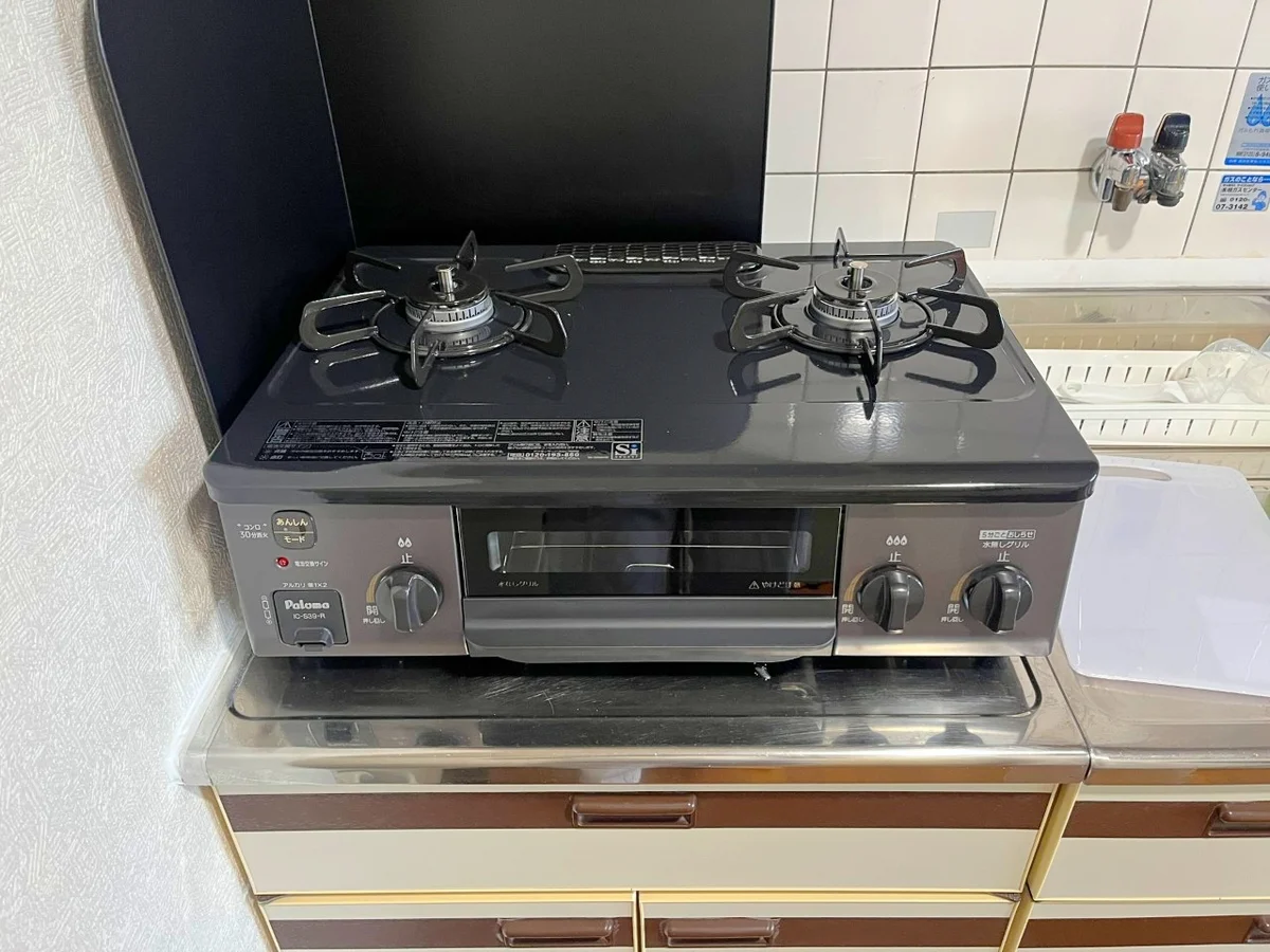 2口ガスコンロ付きキッチンです🔥