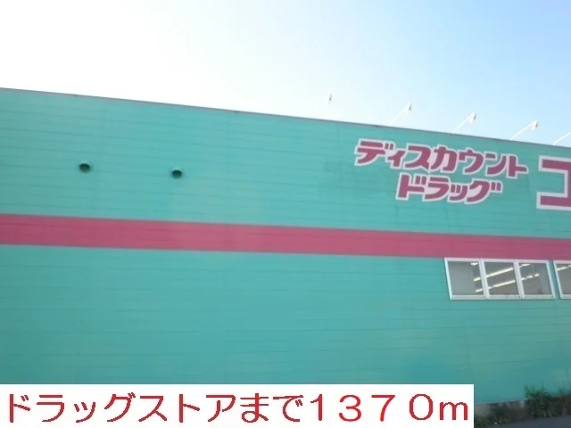 ドラッグストアまで1370m
