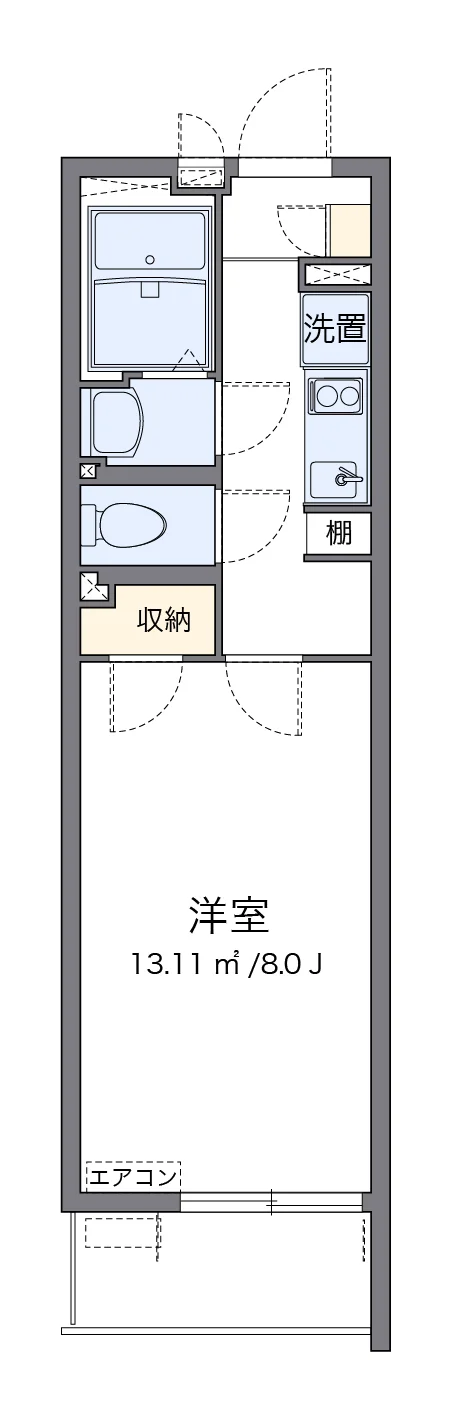 代表的な間取のため実際の間取とは異なる場合があります