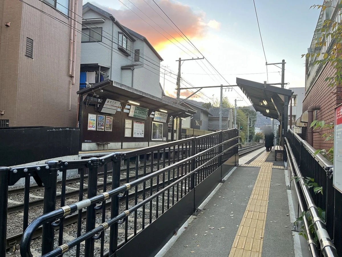 嵐電「鹿王院」駅まで徒歩4分です☆