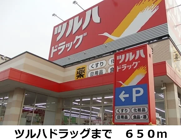 ツルハドラッグまで650m
