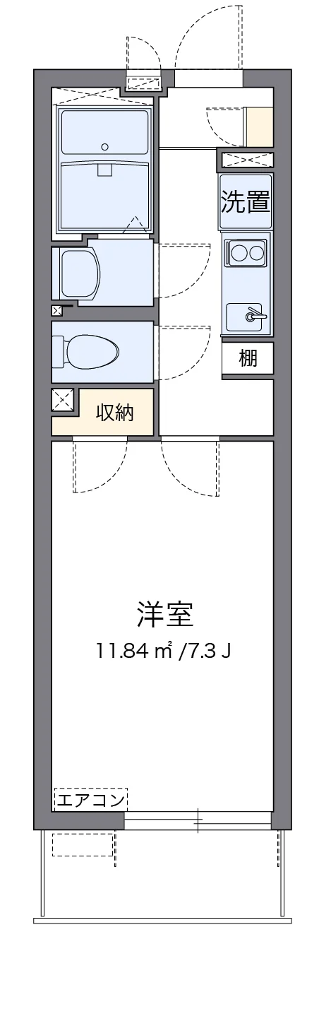 代表的な間取のため実際の間取とは異なる場合があります