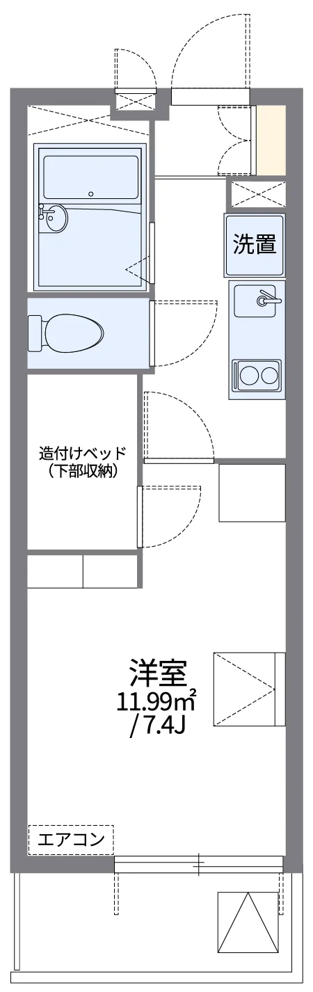 代表的な間取のため実際の間取とは異なる場合があります