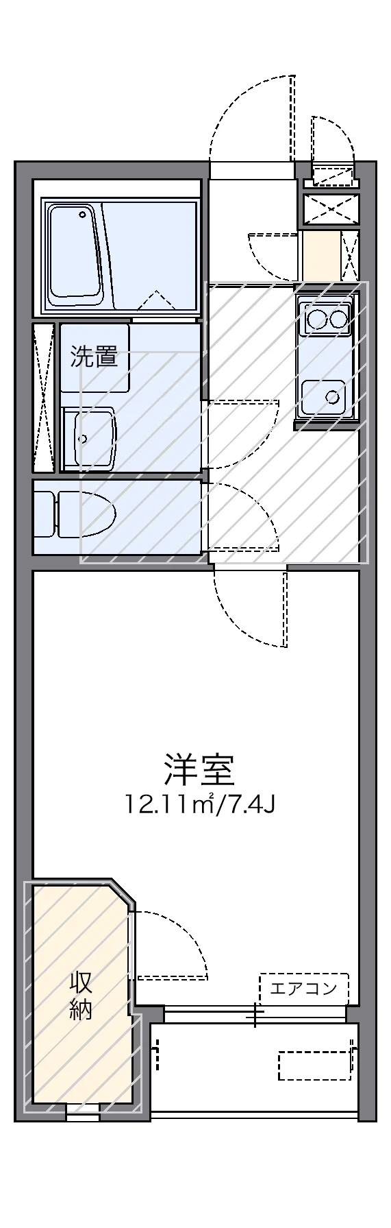 代表的な間取のため実際の間取とは異なる場合があります