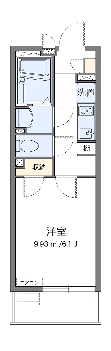 代表的な間取のため実際の間取とは異なる場合があります