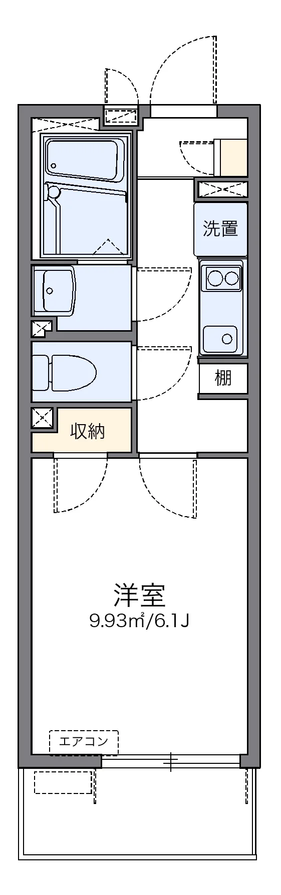 代表的な間取のため実際の間取とは異なる場合があります