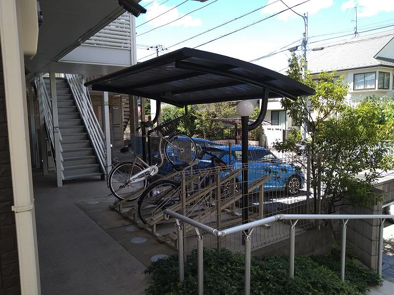 駐輪場　自転車＆原付のみ駐輪可