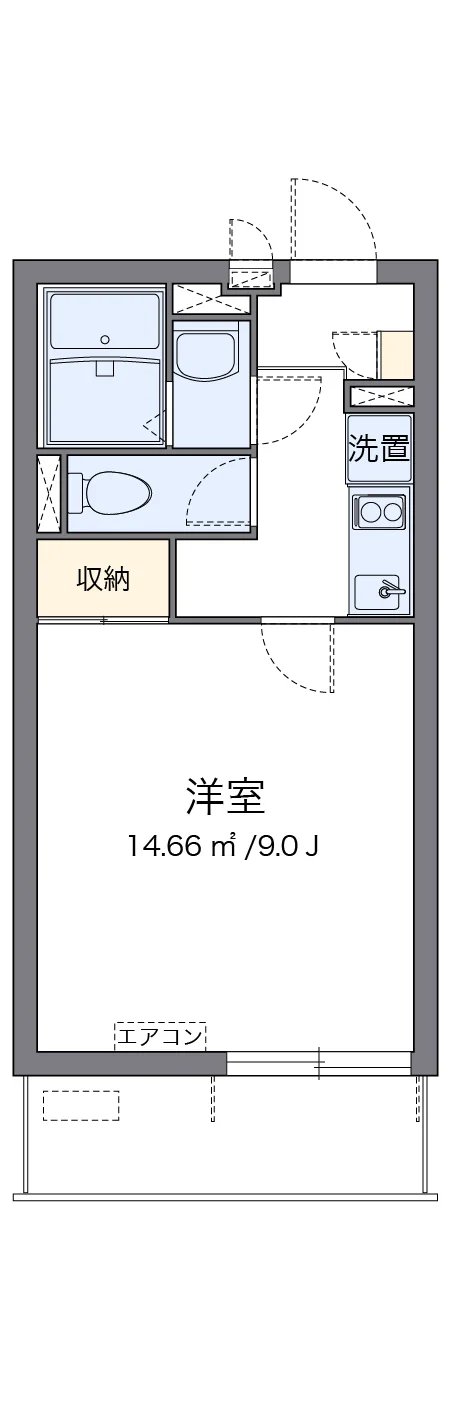 代表的な間取のため実際の間取とは異なる場合があります