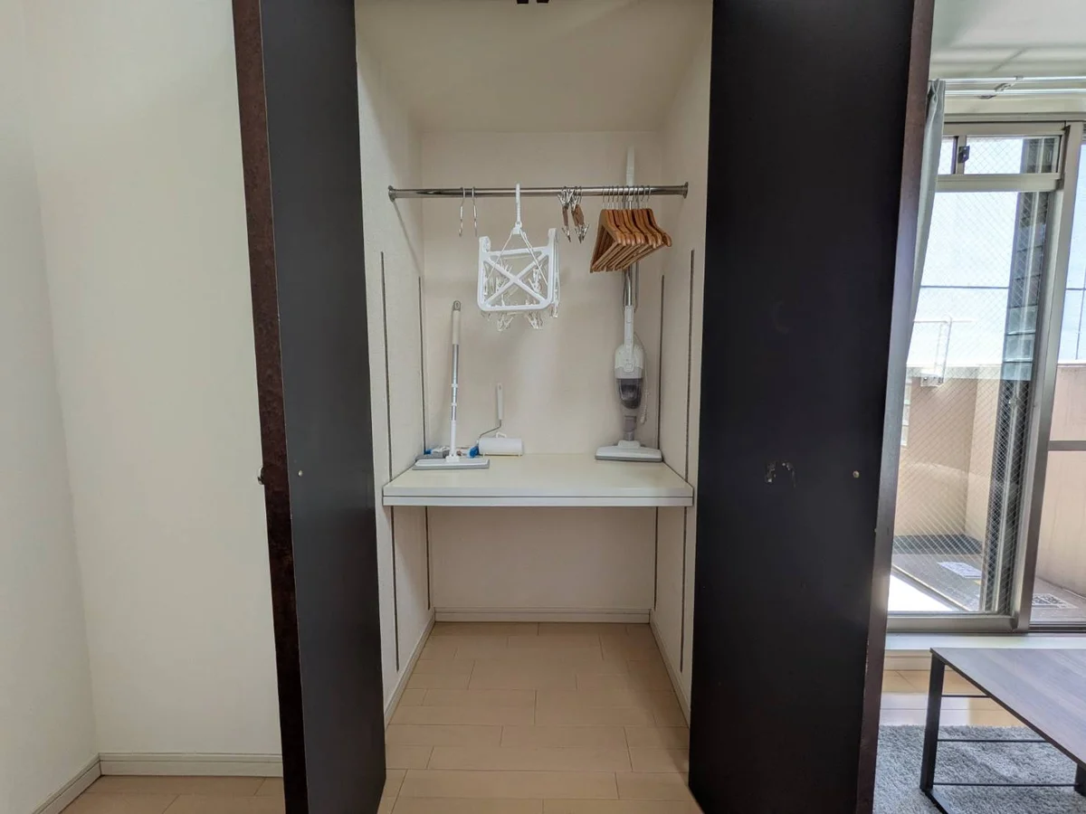 掃除・洗濯用具完備です。