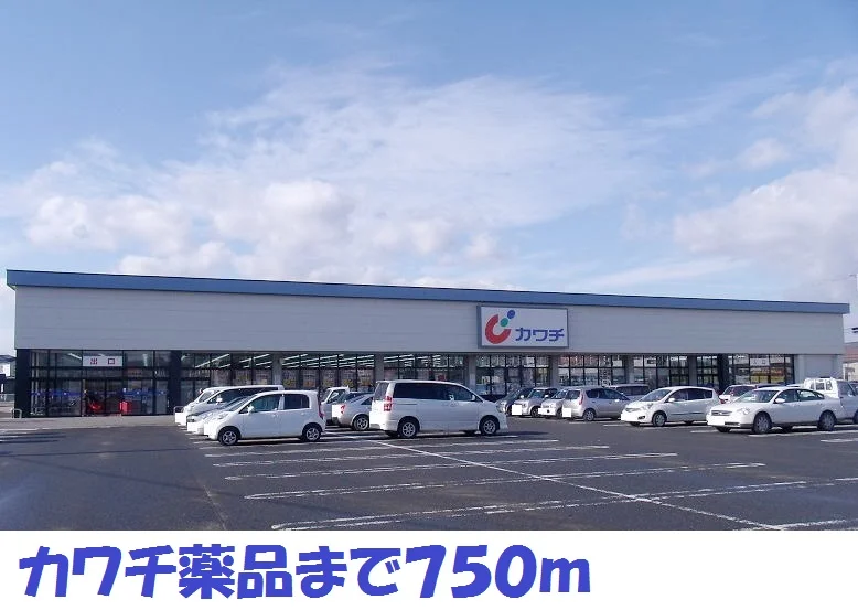 カワチ薬品まで750m
