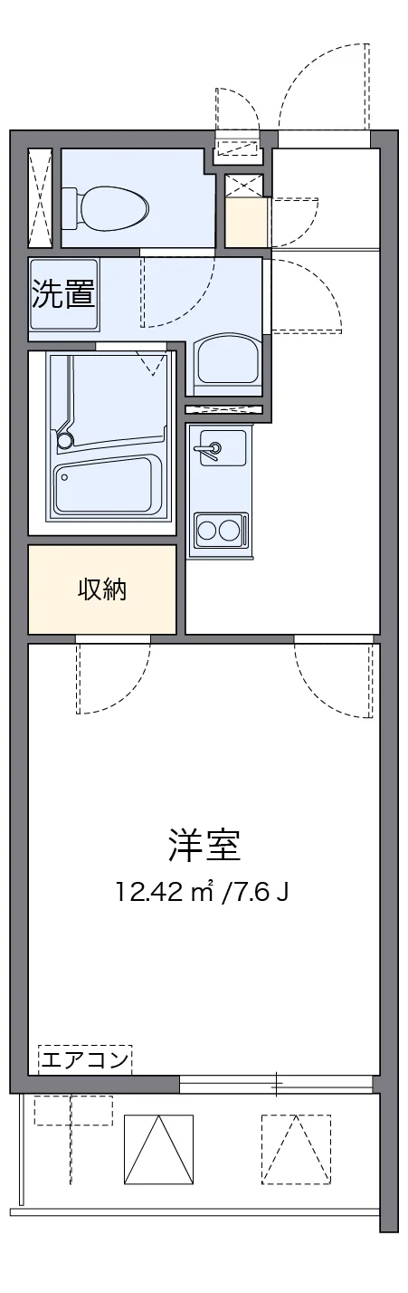 代表的な間取のため実際の間取とは異なる場合があります