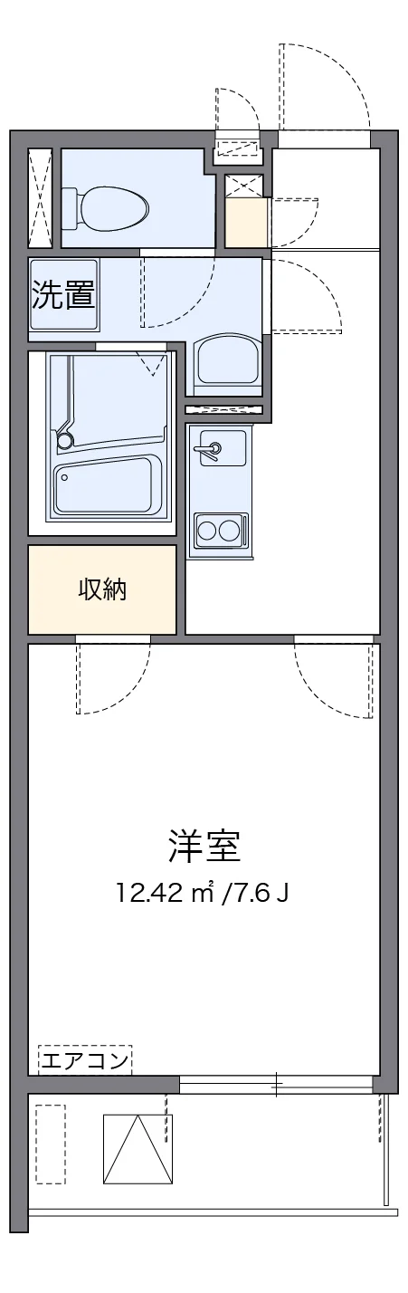 代表的な間取のため実際の間取とは異なる場合があります