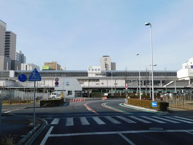 JR宇都宮駅まで3100m
