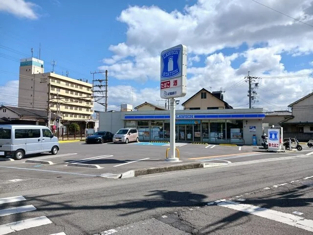 ローソン南海東松江駅前店様まで450m